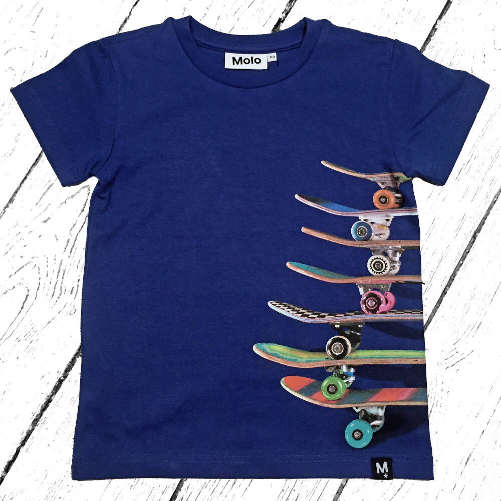 Molo T-Shirt Raven Skateboards Blue