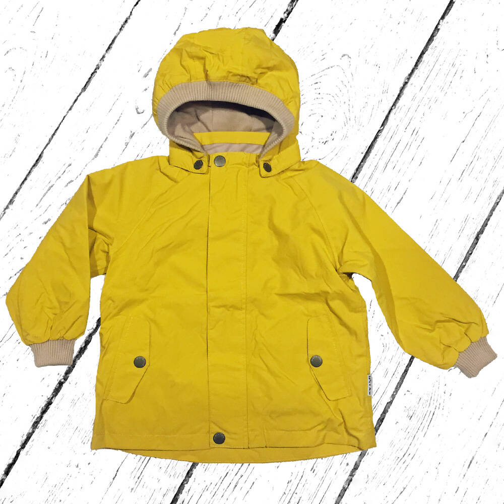 Mini A ture Outdoorjacke Wally Jacket Fleece Bamboo Yellow