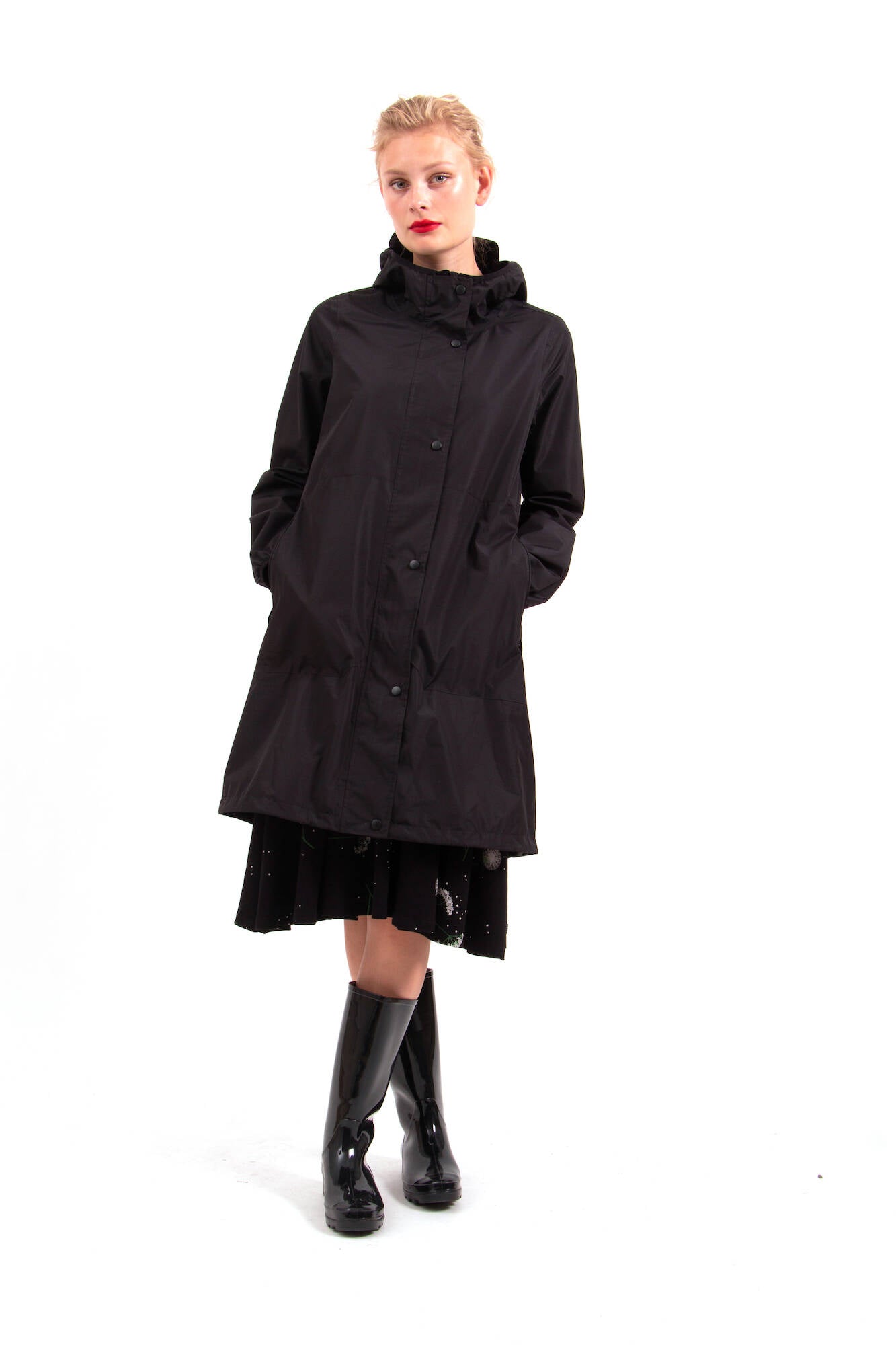 Danefae Ladys Outdoormantel Edith Rain Jacket Black