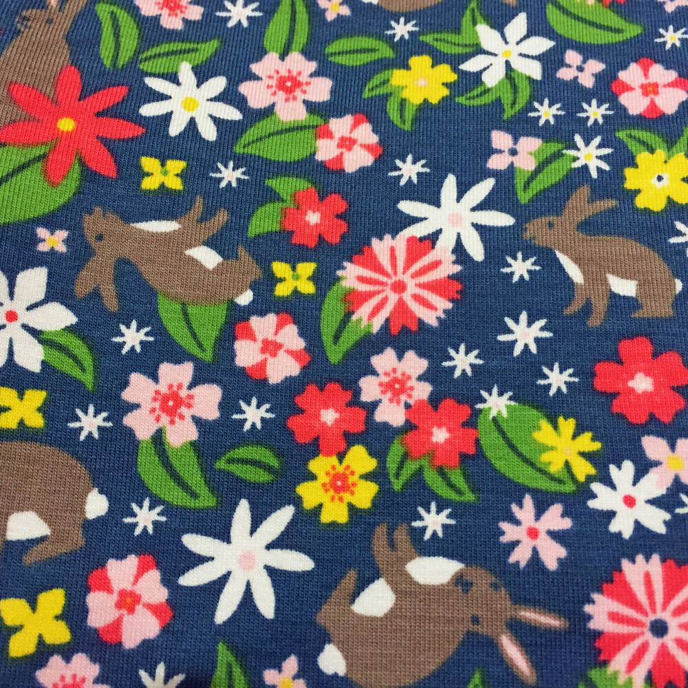 Frugi Kleid Sofia Skater Dress Rabbit Fields