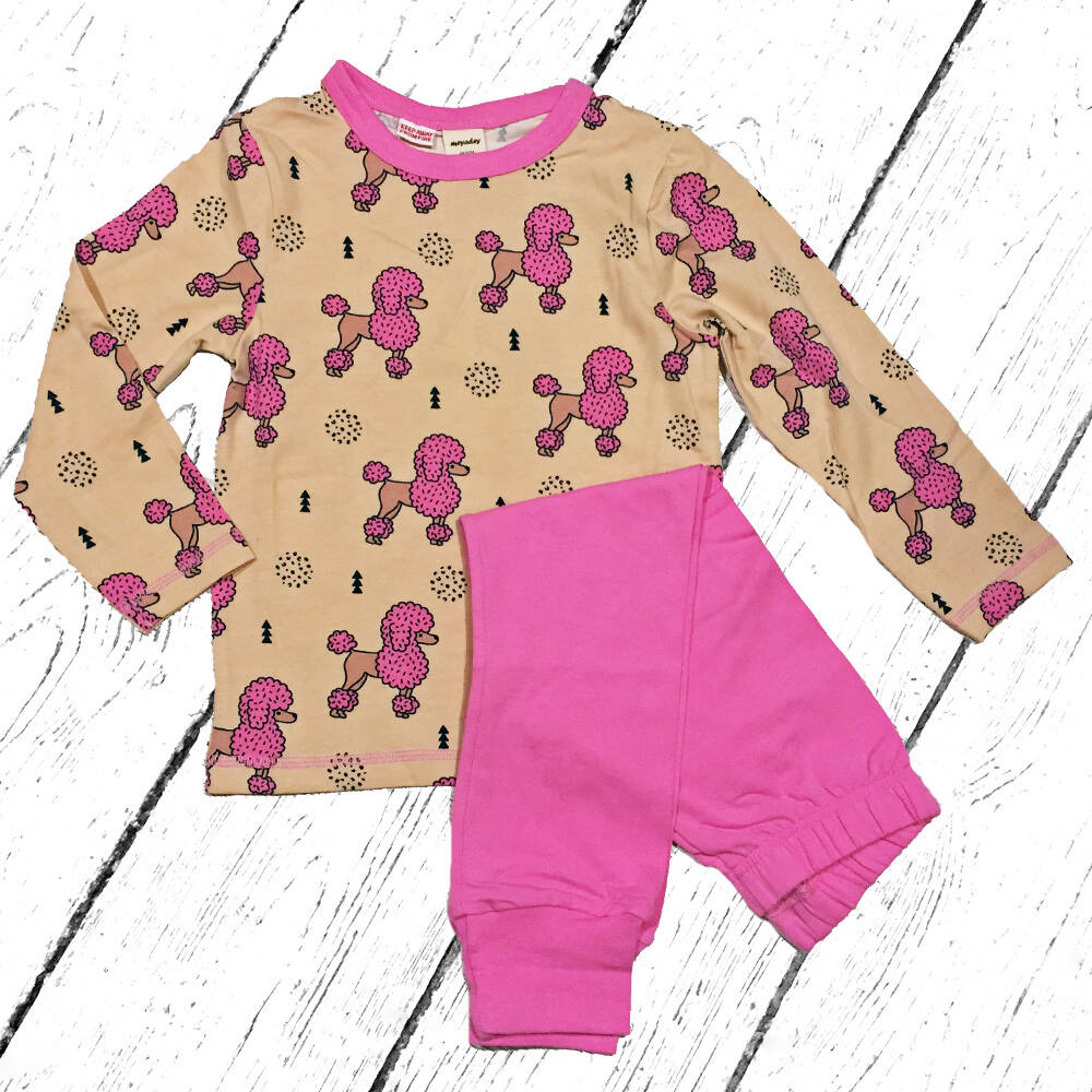 Meyadey by Maxomorra Schlafanzug Pyjama Set PERKY POODLE