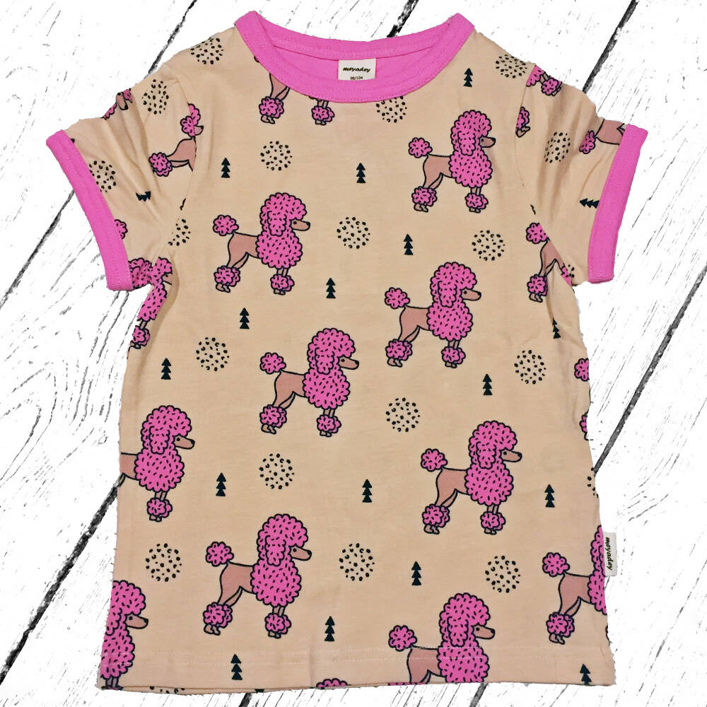 Meyadey by Maxomorra T-Shirt Top SS PERKY POODLE