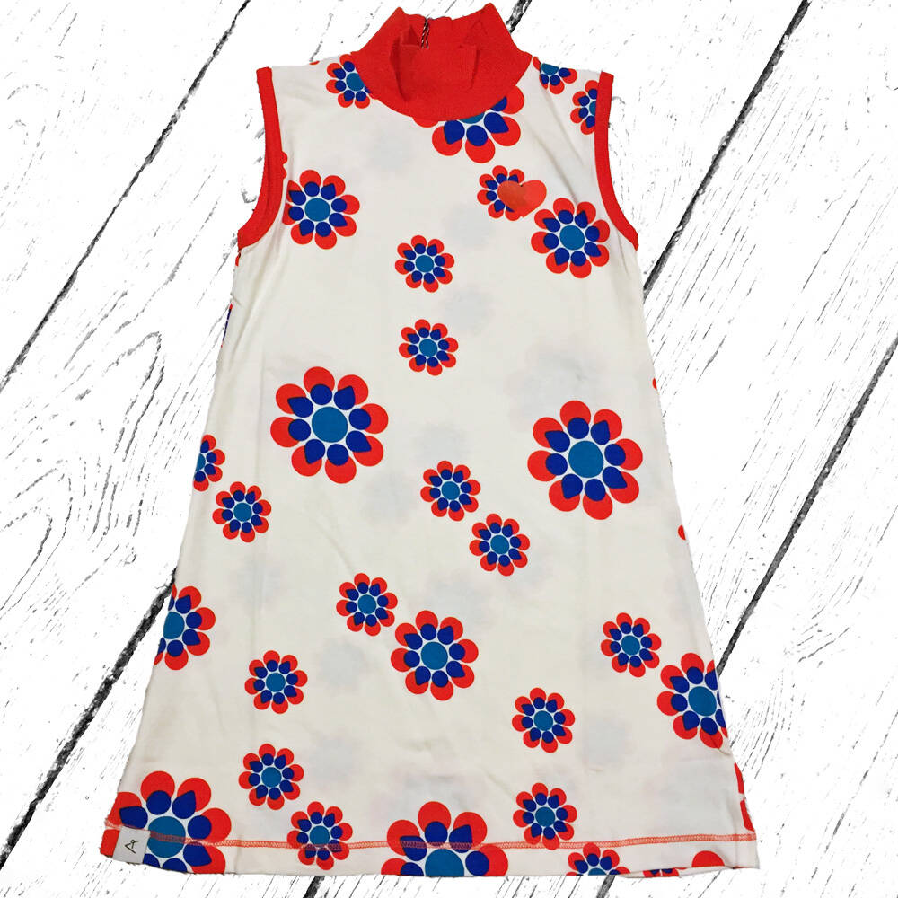 Albababy Kleid Clara Highneck Dress Antique White Flower