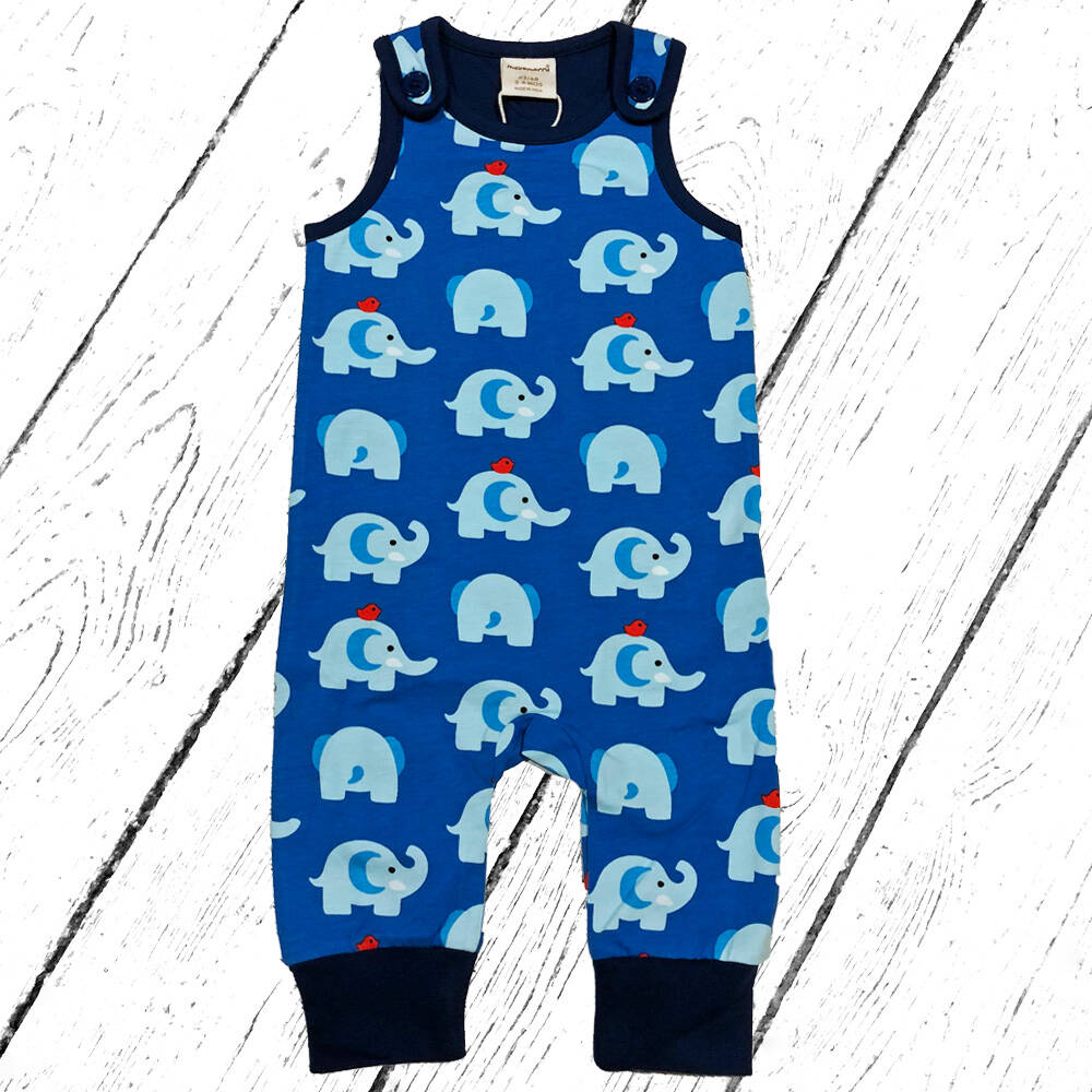 Maxomorra Trägeranzug Playsuit ELEPHANT FRIENDS