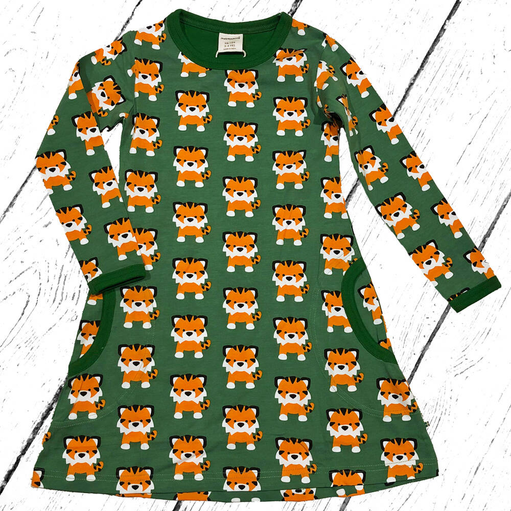 Maxomorra Kleid Dress TANGERINE TIGER