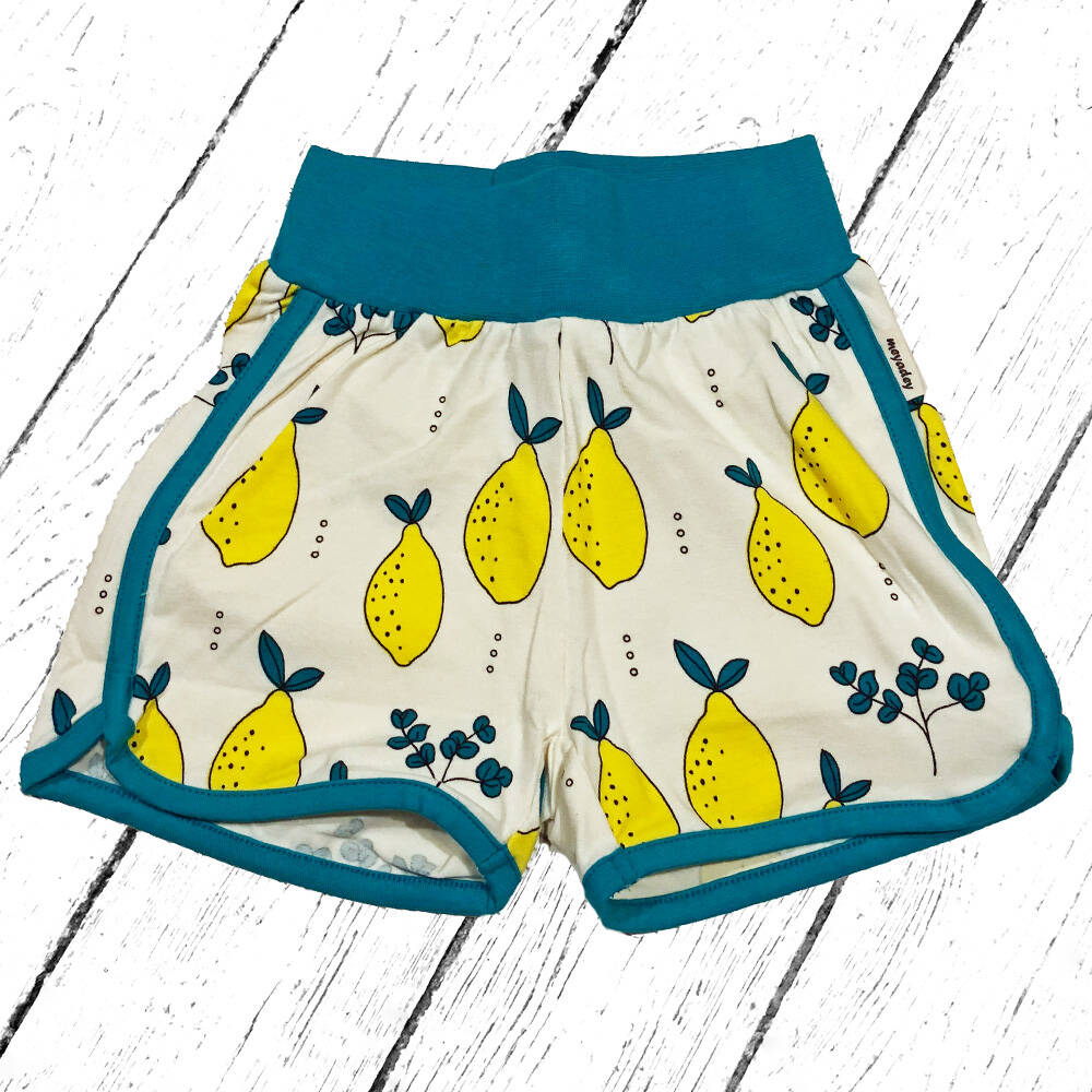 Meyadey by Maxomorra Runner Shorts LEAFY LEMON