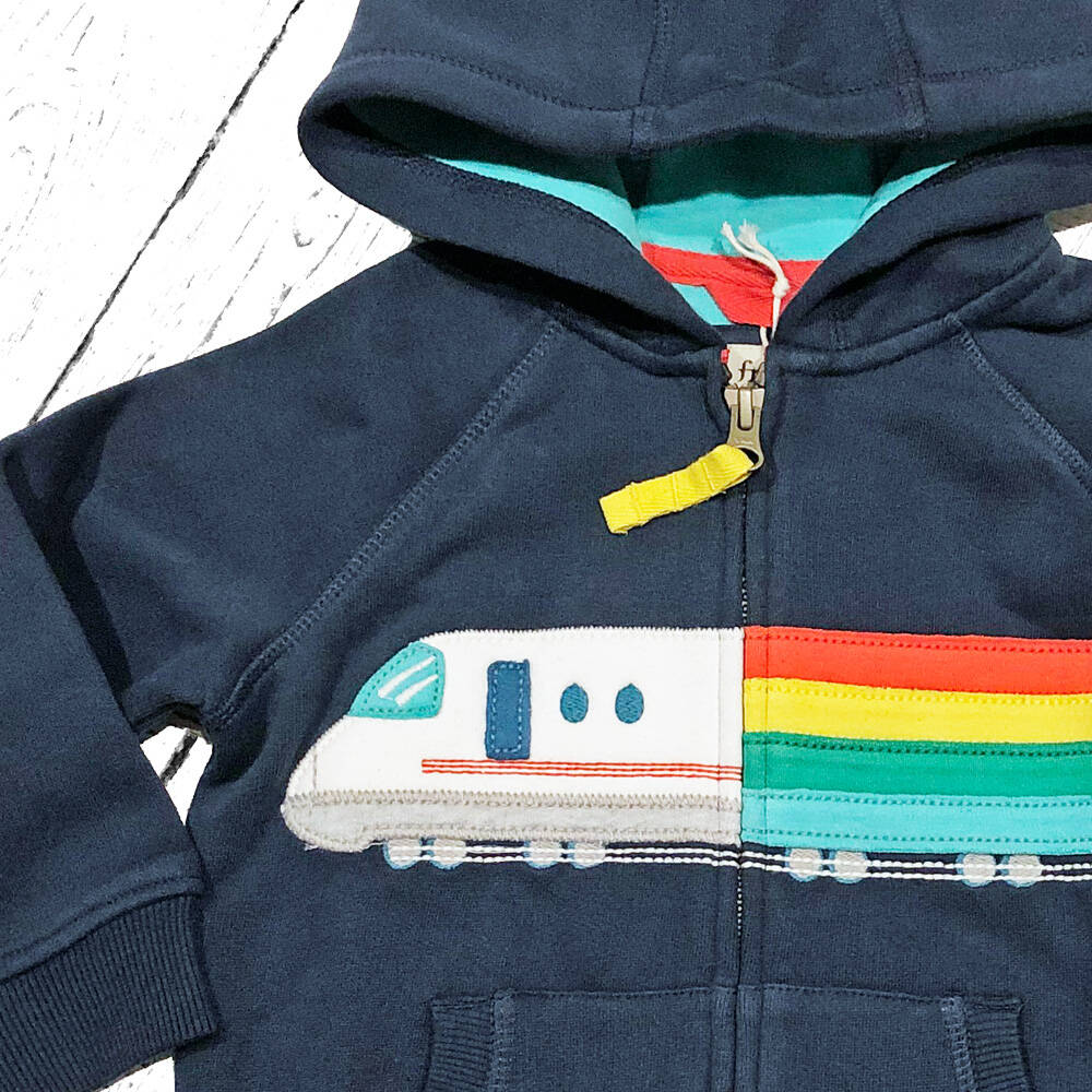 Frugi Sweatshirtjacke Hayle Hoody Indigo Train