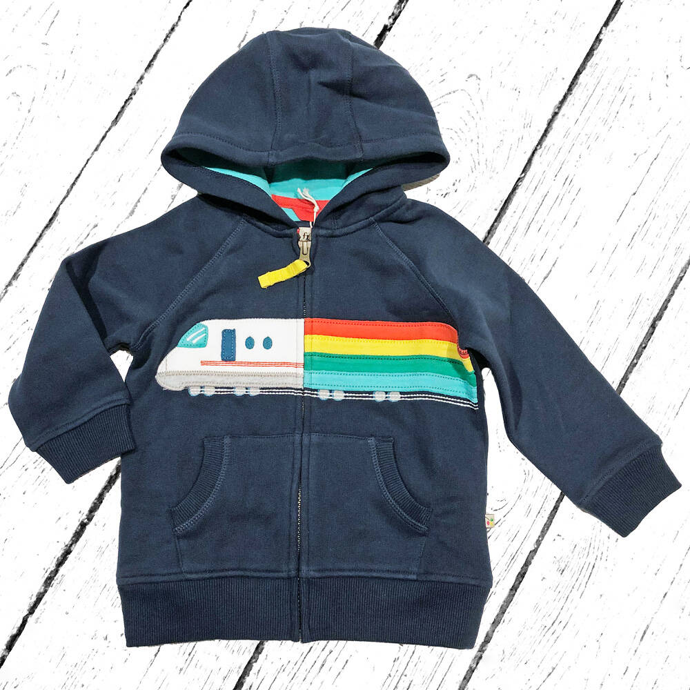 Frugi Sweatshirtjacke Hayle Hoody Indigo Train