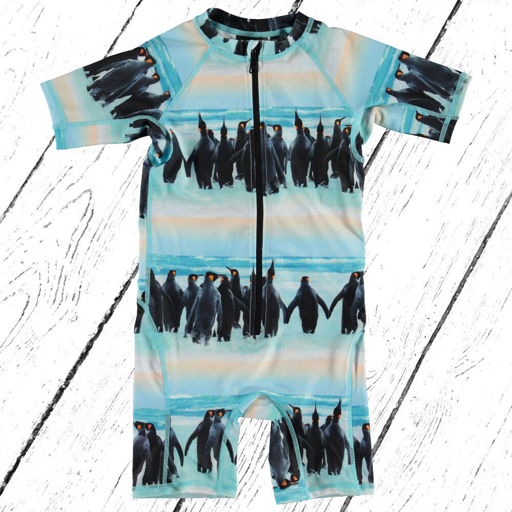 Molo Schwimmoverall Swimsuit Neka Penguin Stripe
