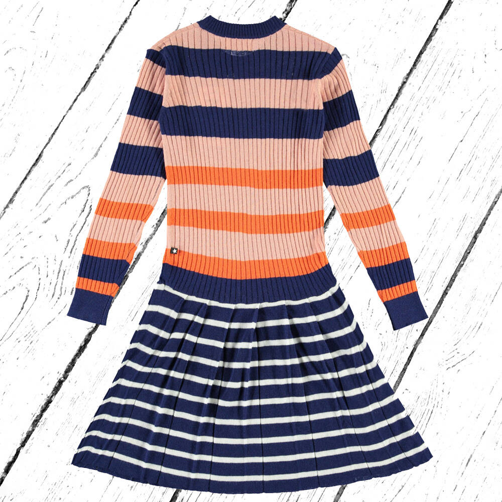 Molo Strick Kleid Carlin Faded Stripe