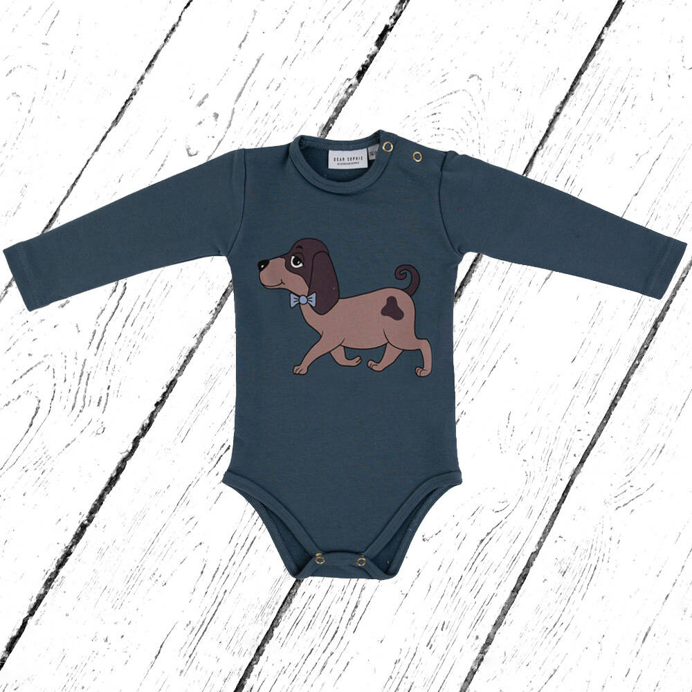 Dear Sophie Body Doggie Bodysuit Blue