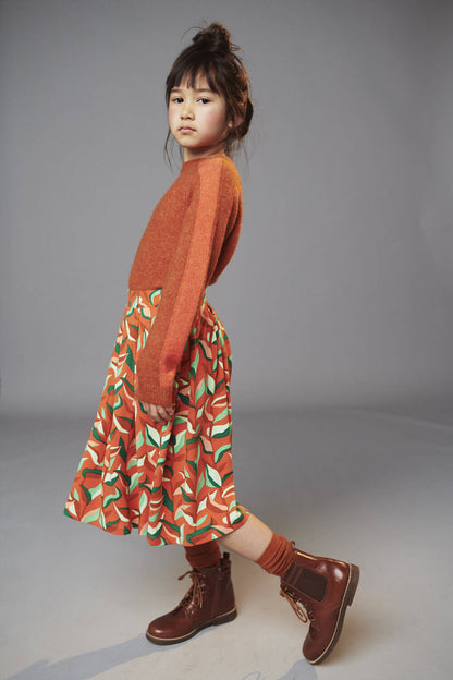 Lily Balou Rock SOHO Midi Skirt Jungle