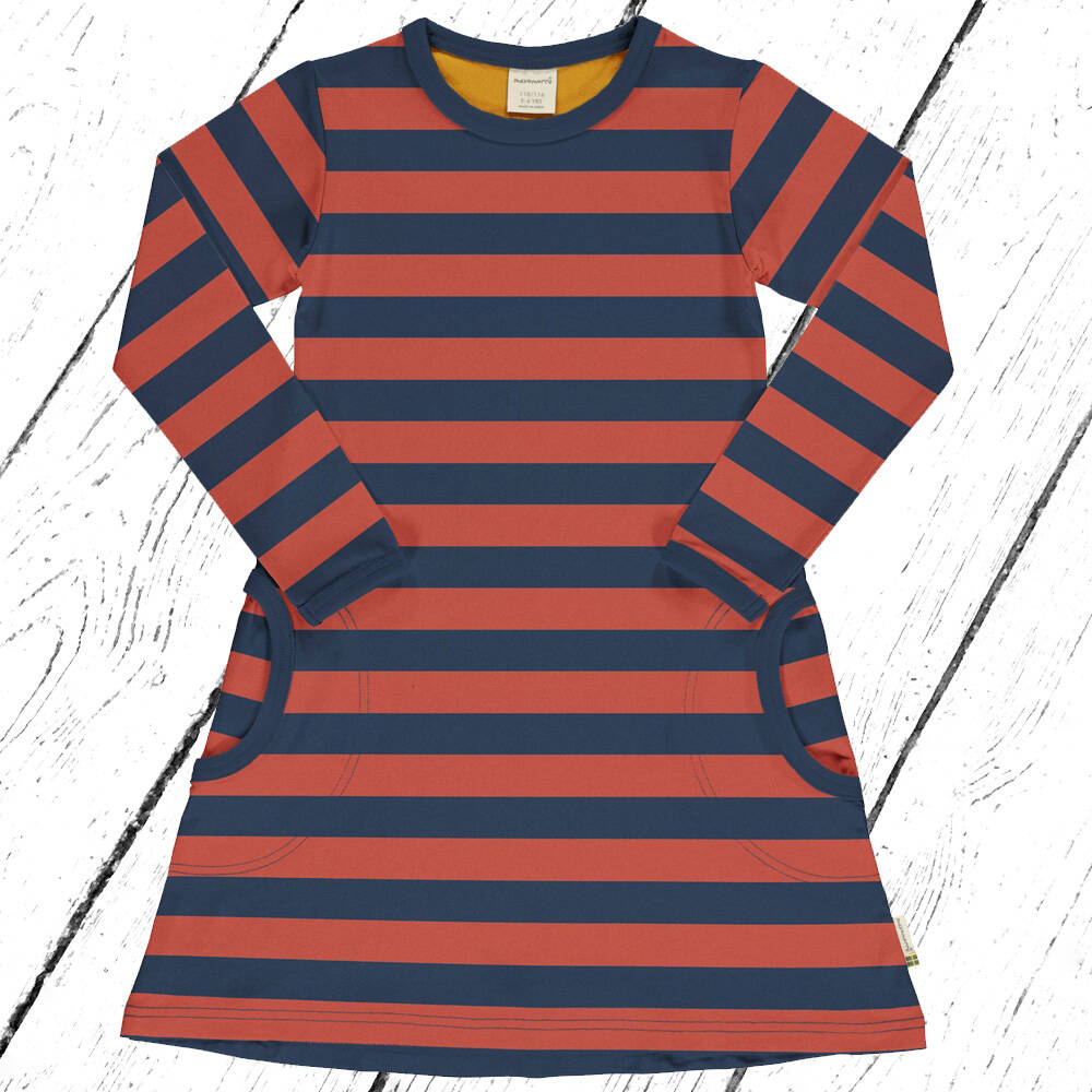 Maxomorra Kleid Dress LS STRIPE ROWAN