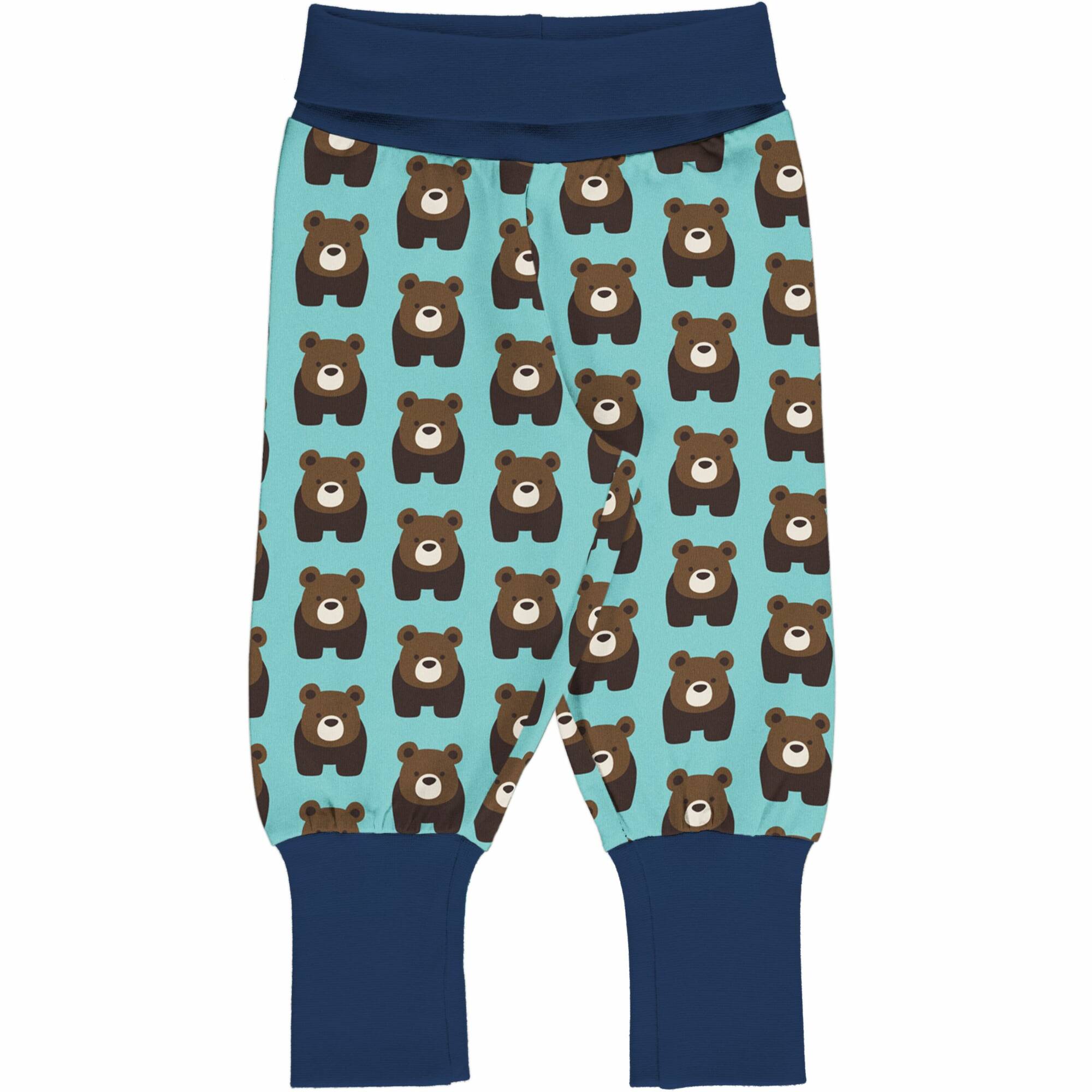 Maxomorra Hose Pants Rib BEAR