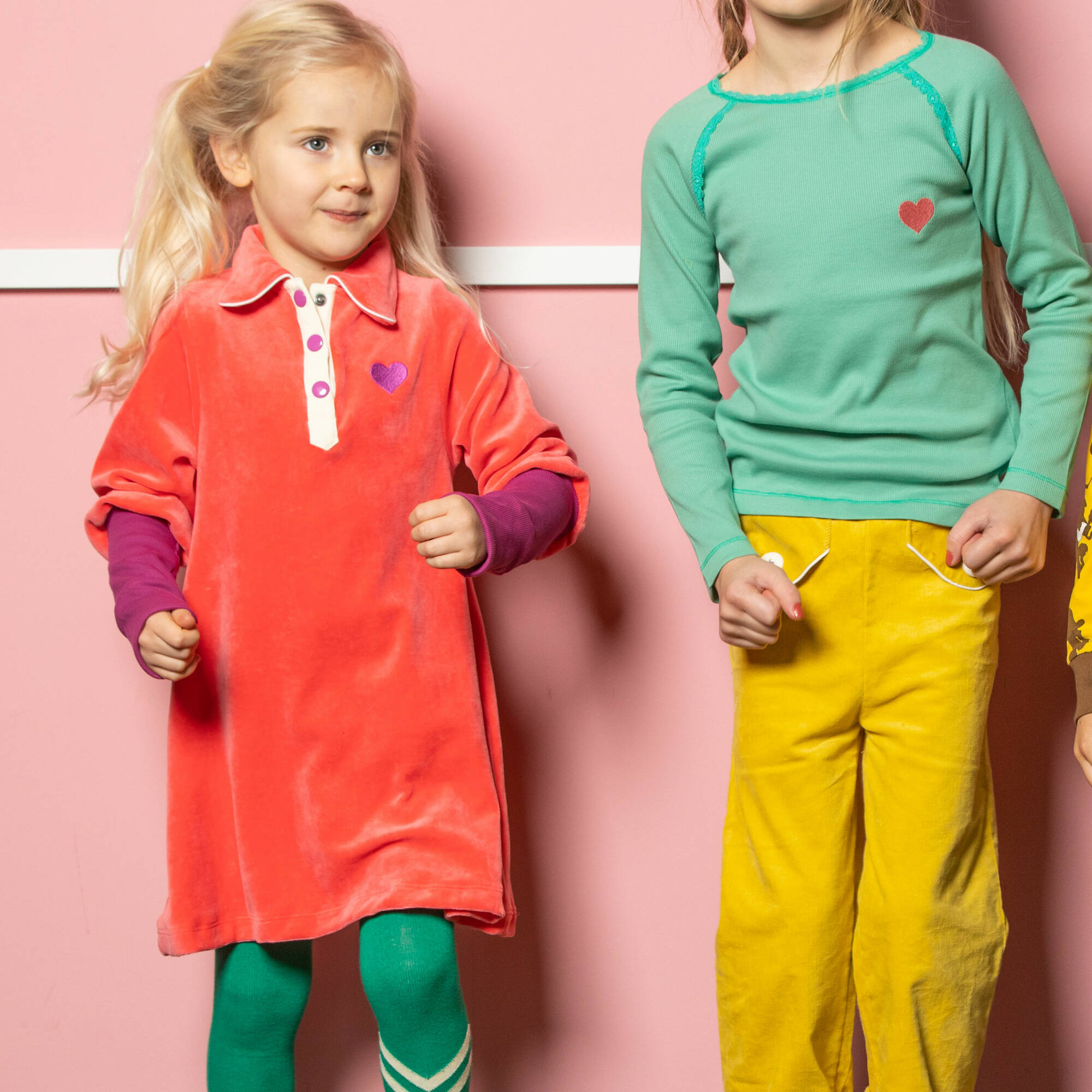 Albababy Kleid Moonlight Dress Sun Kissed Coral