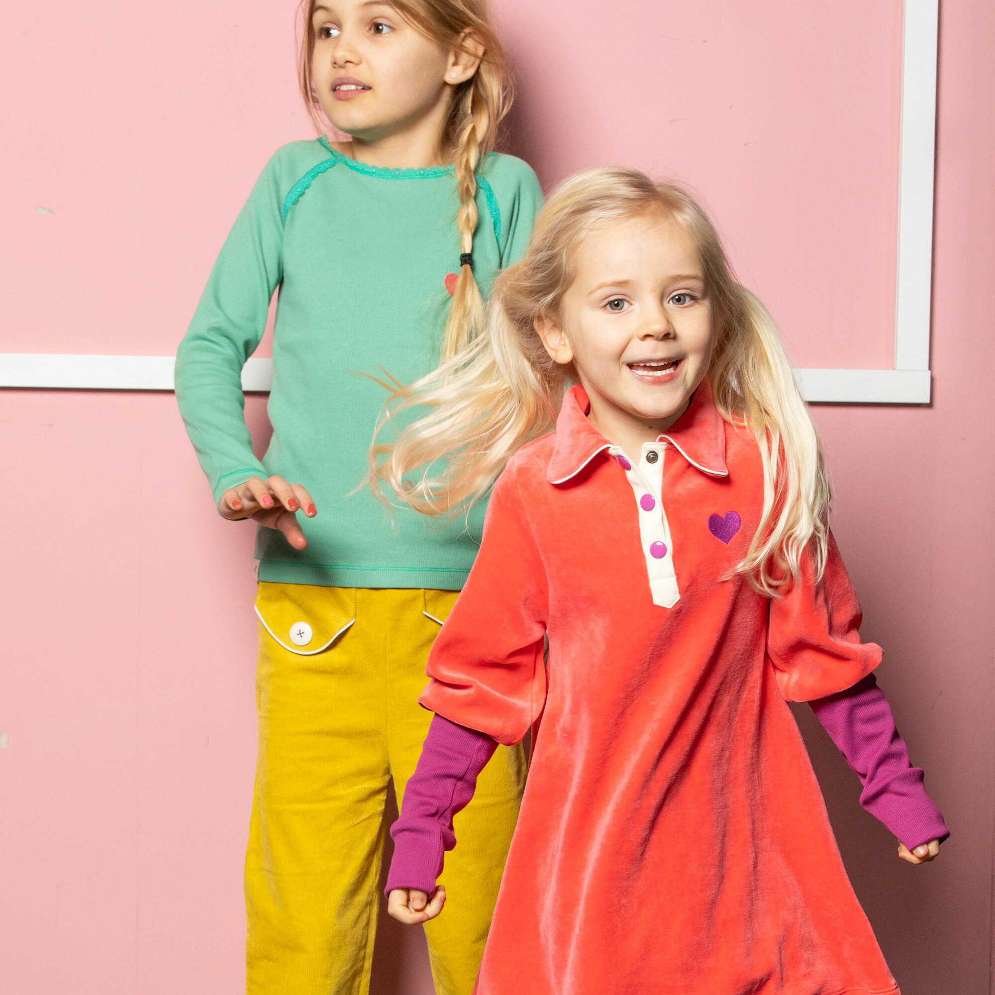 Albababy Kleid Moonlight Dress Sun Kissed Coral