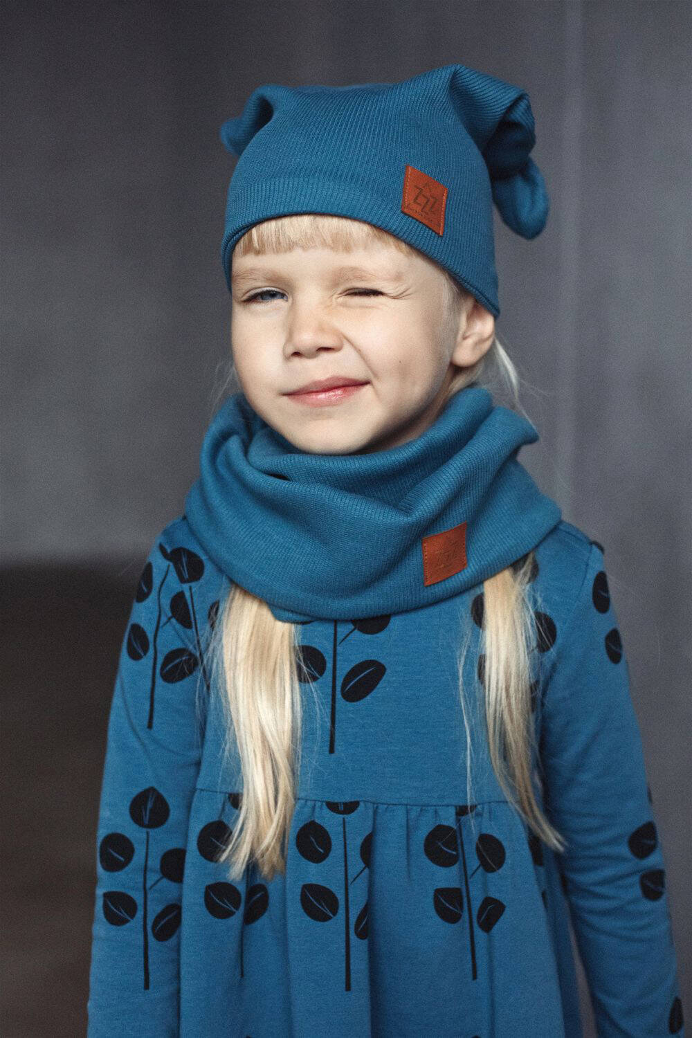 Zezuzulla Mütze Eared Beanie Blue