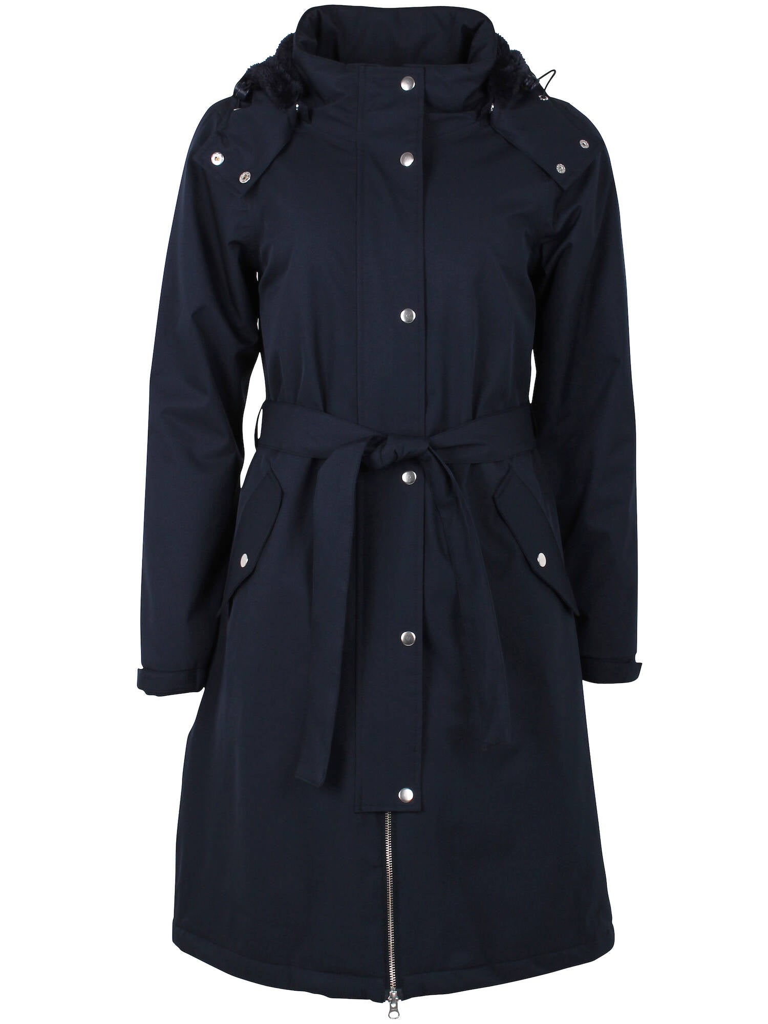 Danefae Wintermantel Bornholm Winter Rain Dark Navy