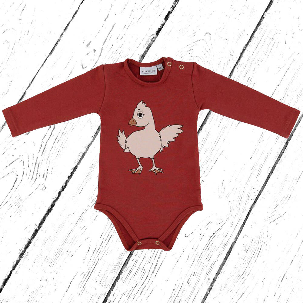 Dear Sophie Body Chicken Bodysuit Red