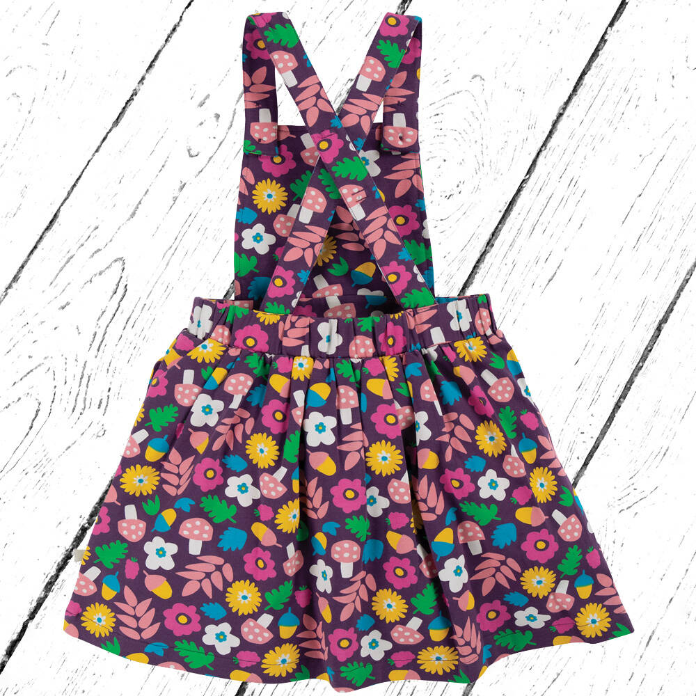 Frugi Kleid Pixie Pinafore Aubergine Lost Words