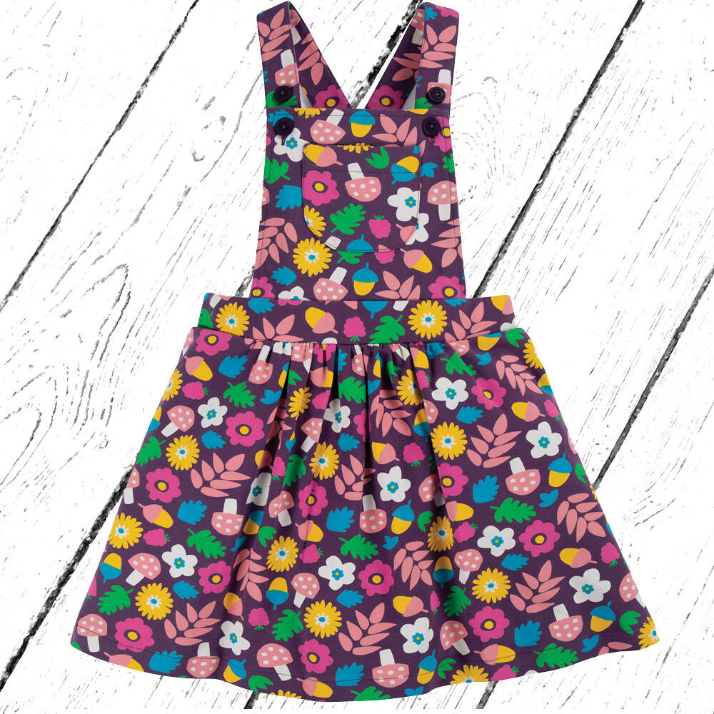 Frugi Kleid Pixie Pinafore Aubergine Lost Words