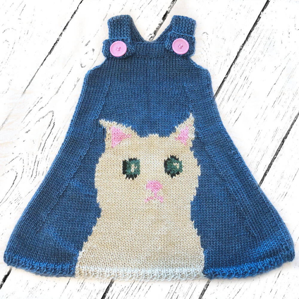 Mia Mohnstreusel Merino Seide Strickkleid