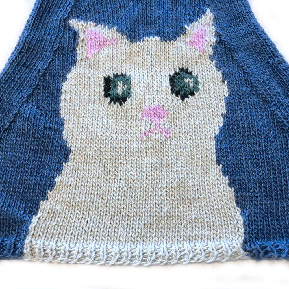 Mia Mohnstreusel Merino Seide Strickkleid