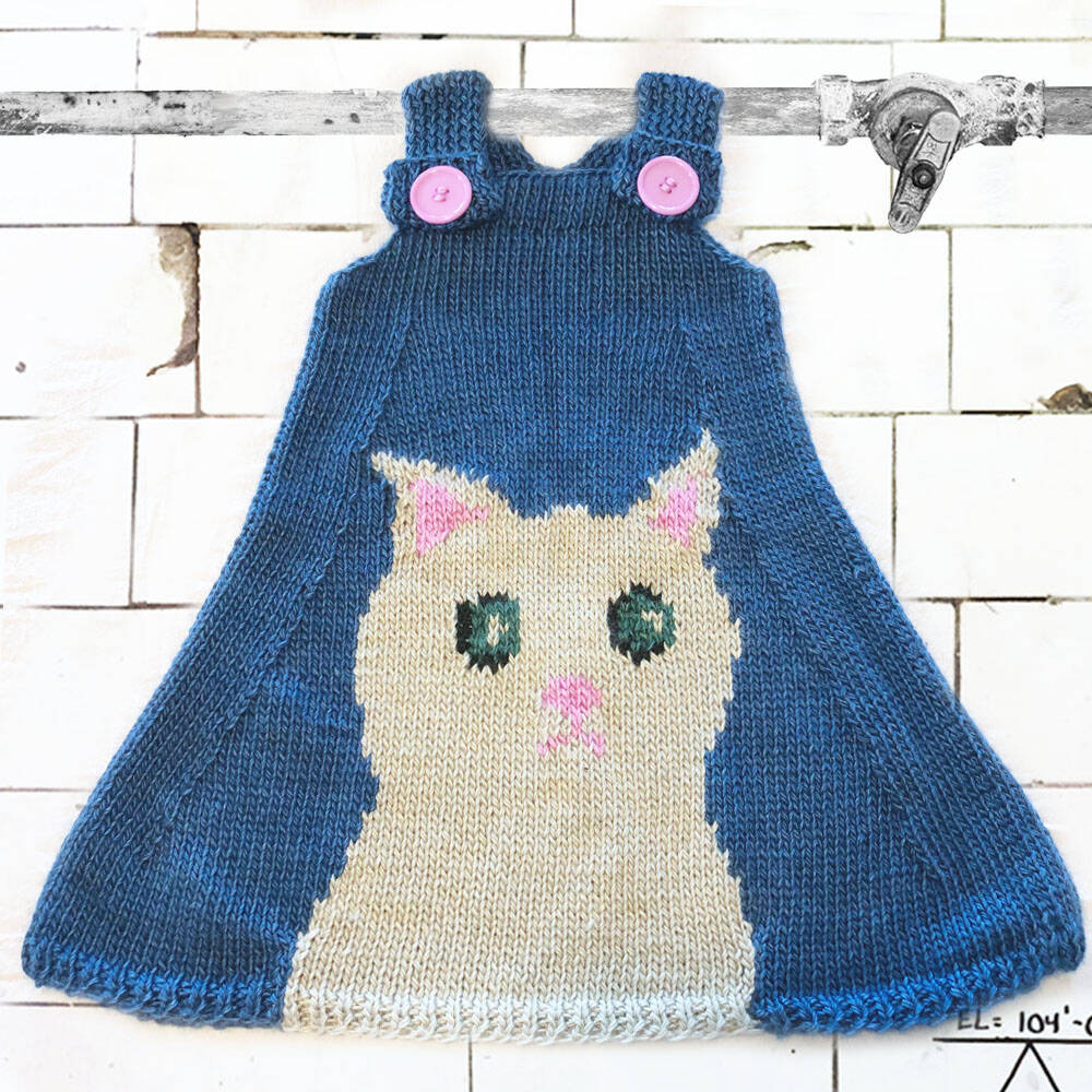 Mia Mohnstreusel Merino Seide Strickkleid