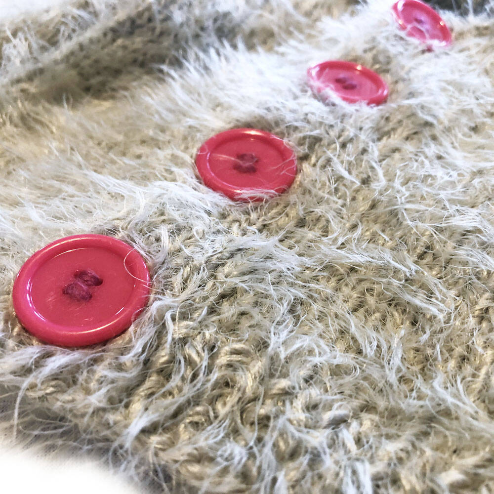 Mia Mohnstreusel Kuschel Strickjacke