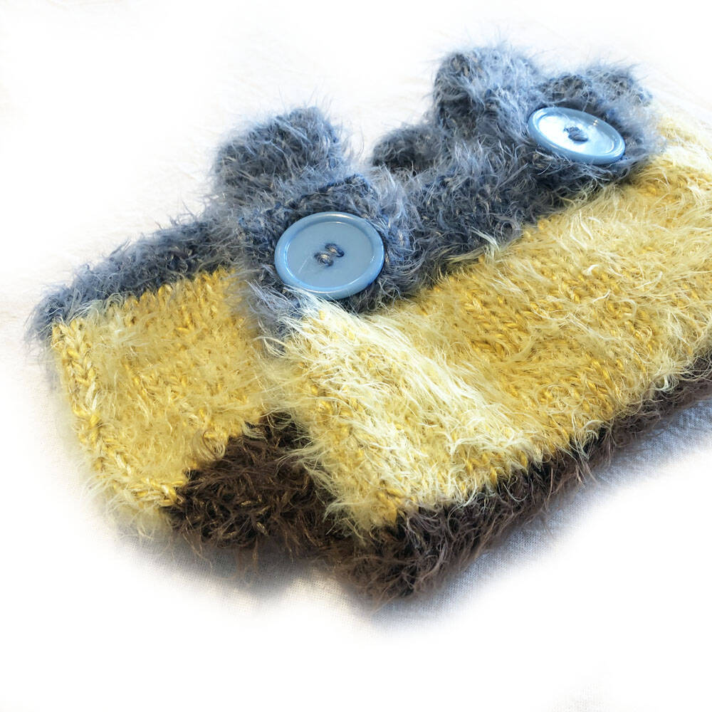 Mia Mohnstreusel Flausch Strick Strampler