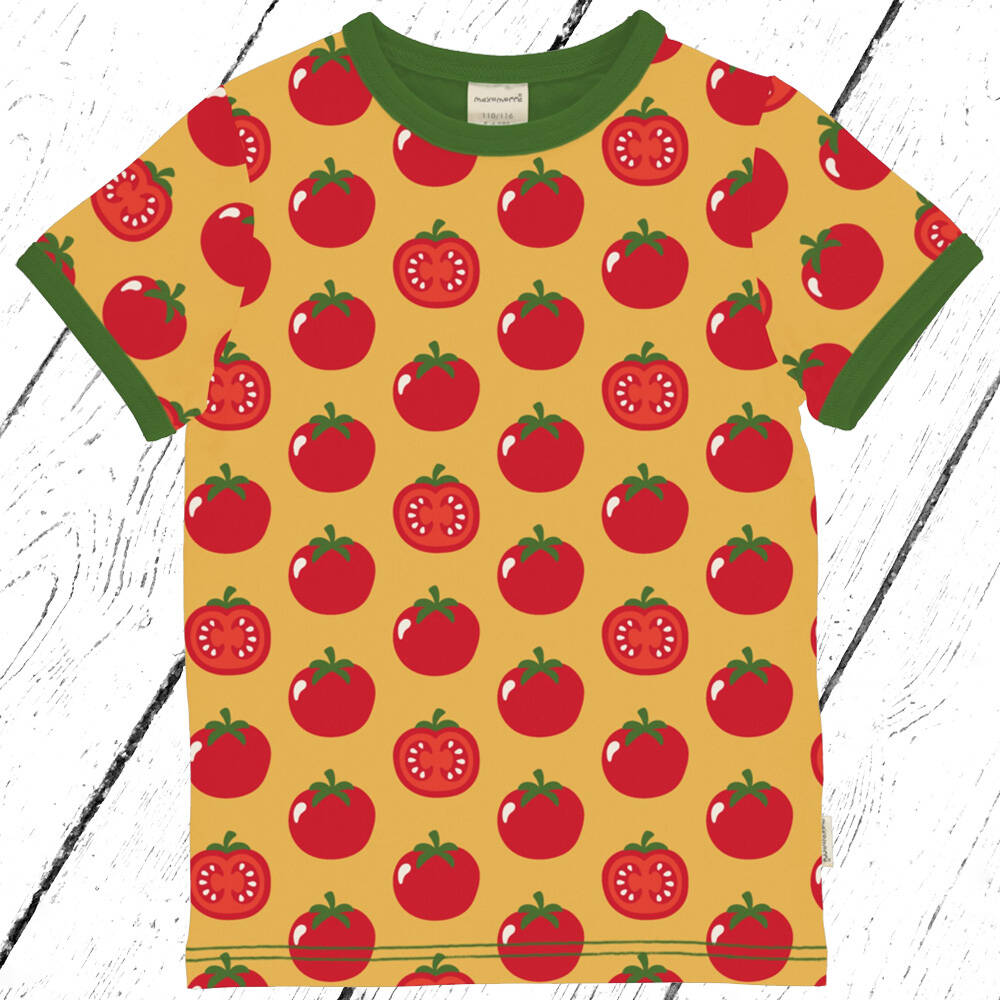 Maxomorra T-Shirt Top SS TOMATO