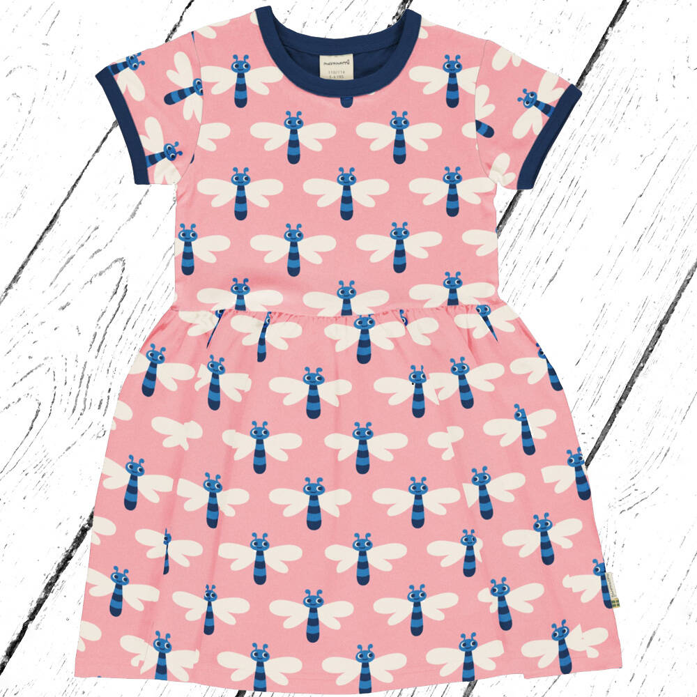 Maxomorra Kleid Dress Spin SS DRAGONFLY