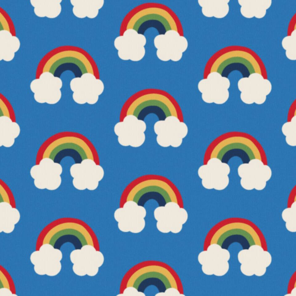 Maxomorra Hose Pants Rib RAINBOW