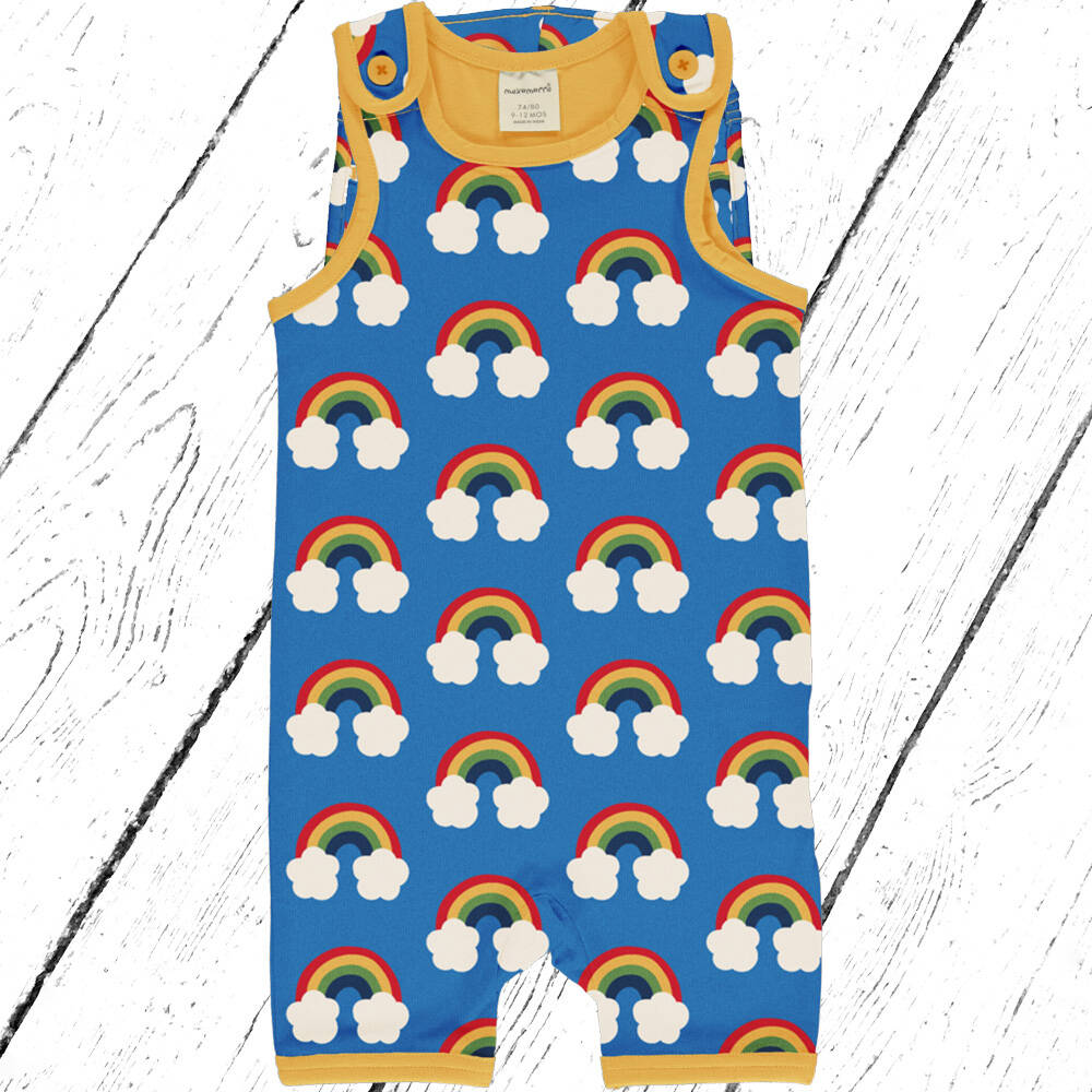 Maxomorra Trägeranzug Playsuit Short RAINBOW