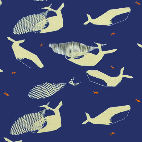 Baba Kidswear Overall Bodysuit Whales