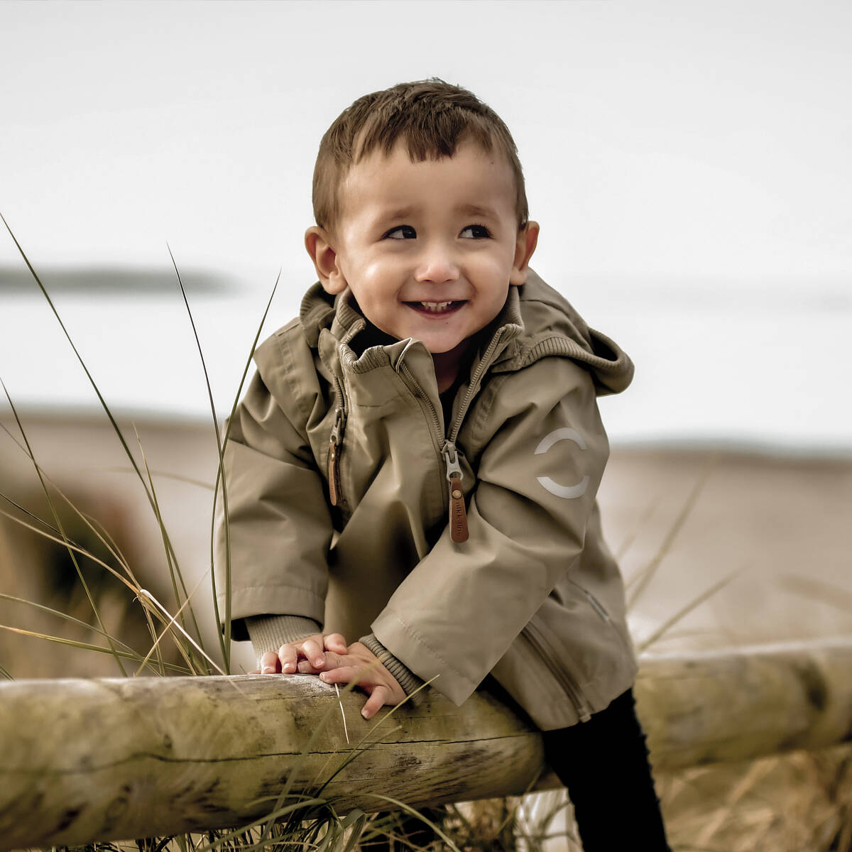 Mikk-Line Übergangsjacke Nylon Jacket Laurel Oak