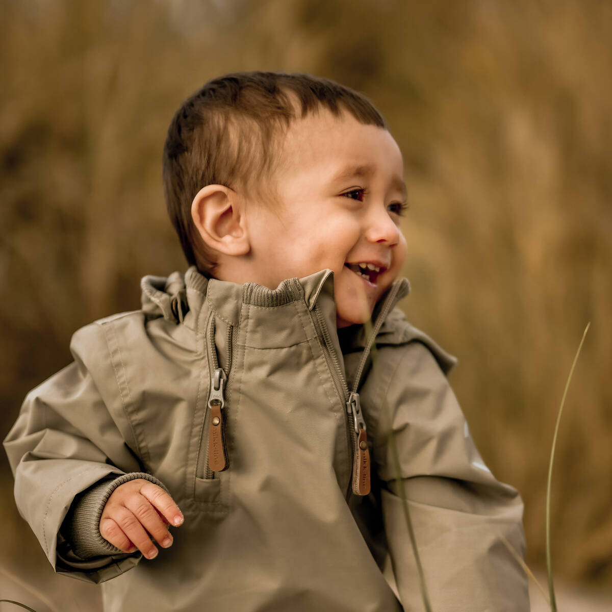 Mikk-Line Übergangsjacke Nylon Jacket Laurel Oak