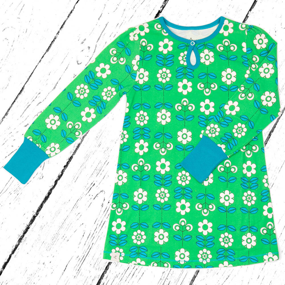 Albababy Kleid Inge Dress Kelly Green Fairy Tail Flowers