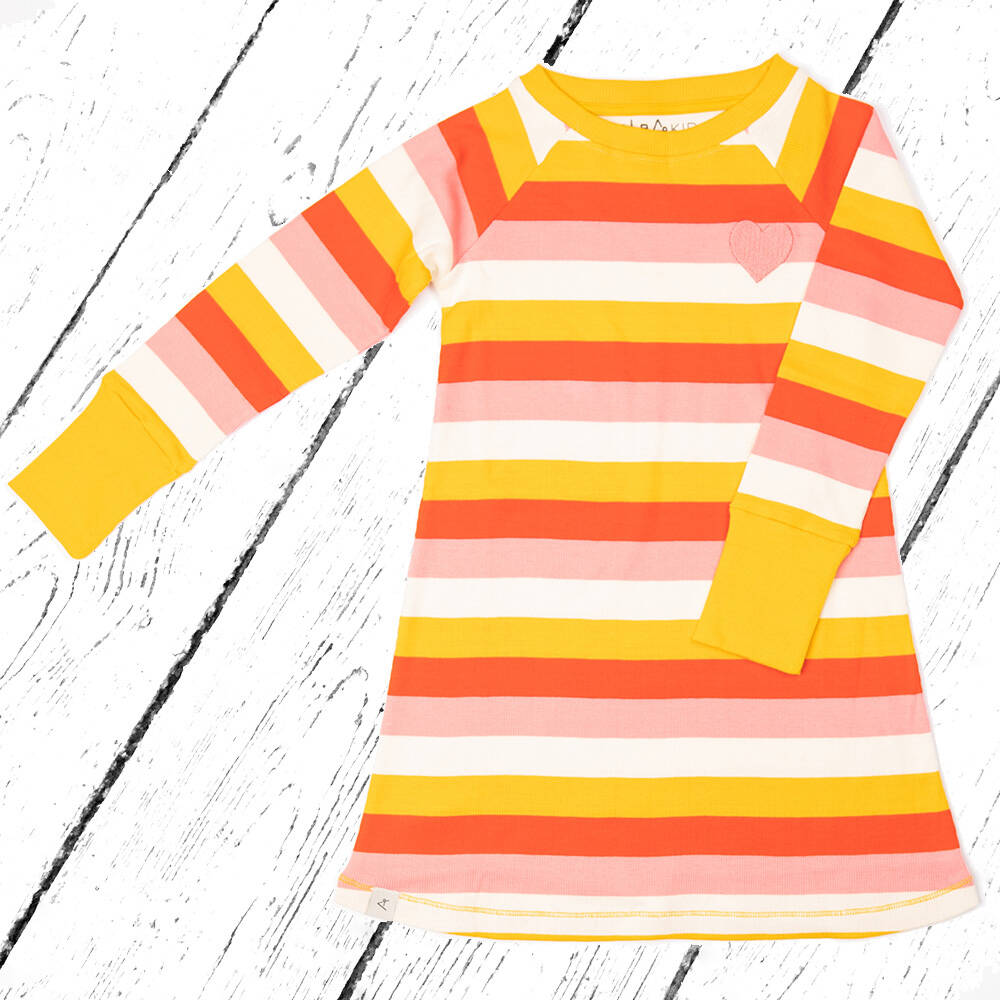 Albababy Kleid Everyday School Dress Strawberry Ice Stripes