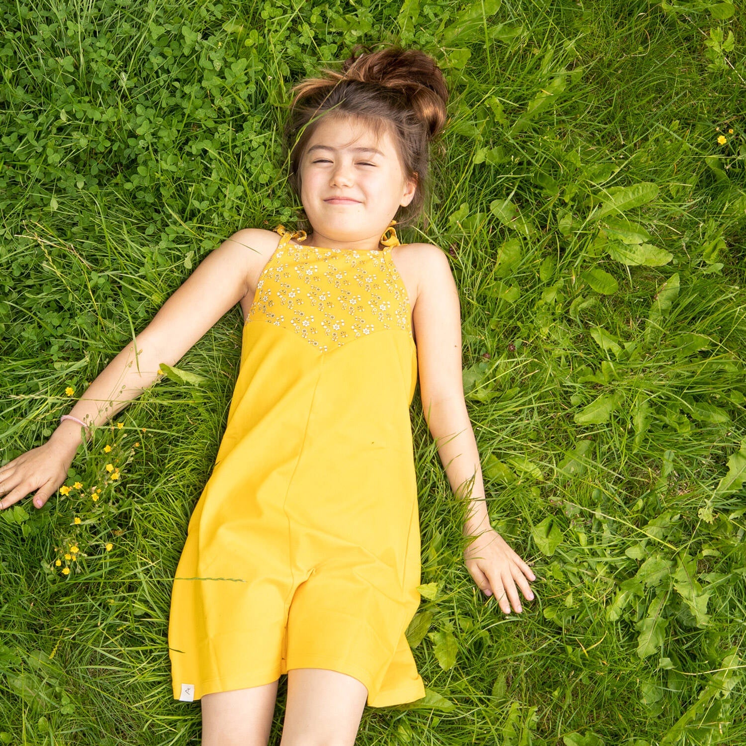Albababy Kleid Flower Dream Dress Old Gold
