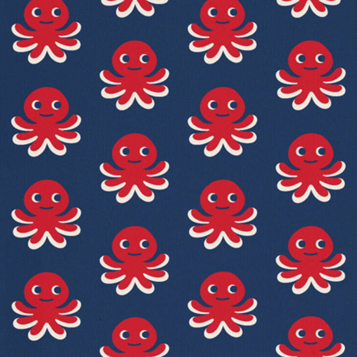 Maxomorra T-Shirt Top SS OCTOPUS
