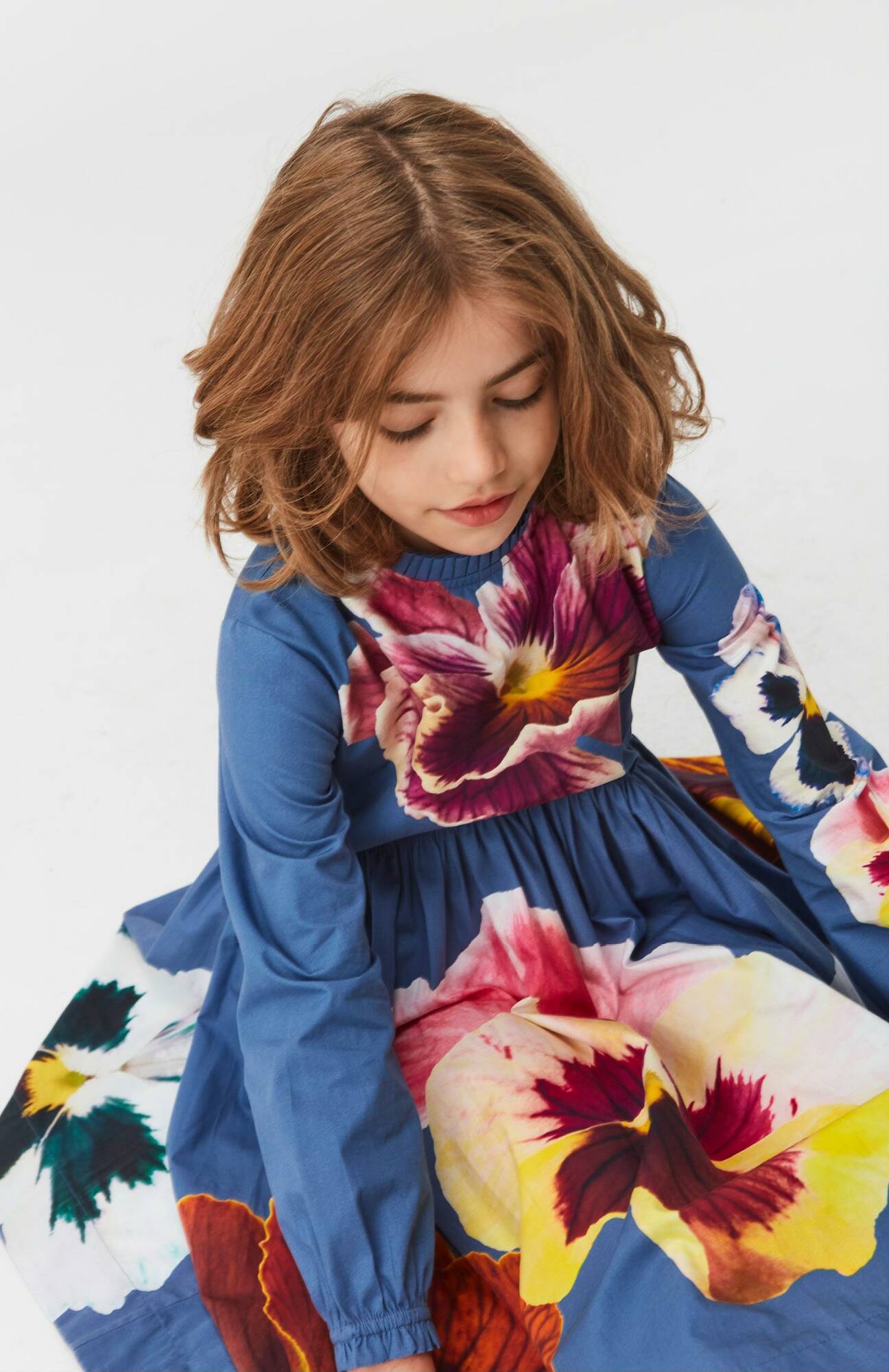 Molo Kleid Cami Blue Pansy