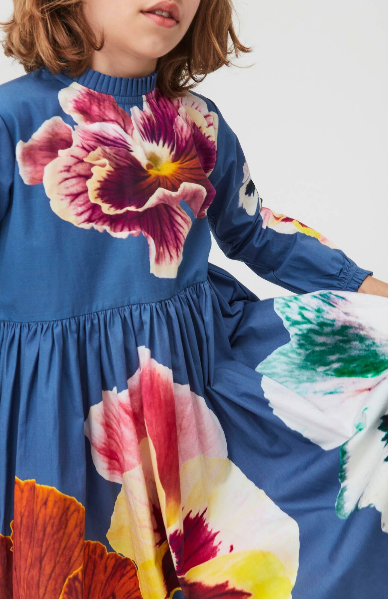 Molo Kleid Cami Blue Pansy
