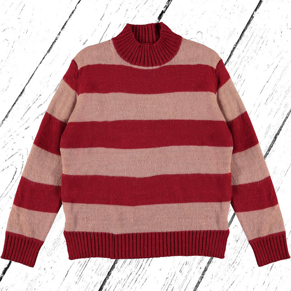 Molo Strick Pullover Gady Jumpers Chili Rose Stripe