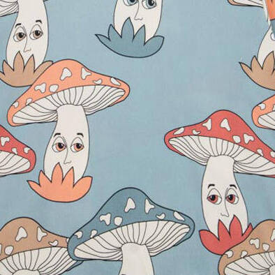 Dear Sophie Snood Sweatshirt MUSHROOM BLUE