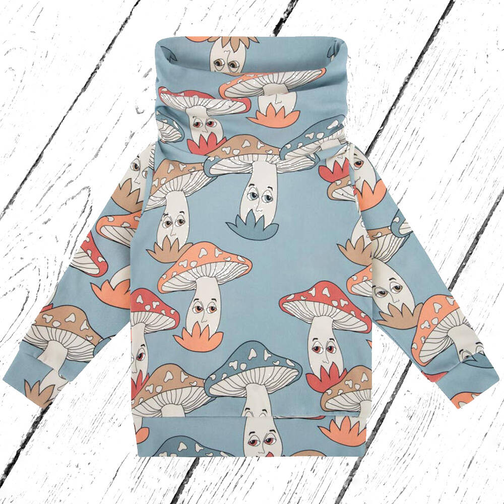 Dear Sophie Snood Sweatshirt MUSHROOM BLUE