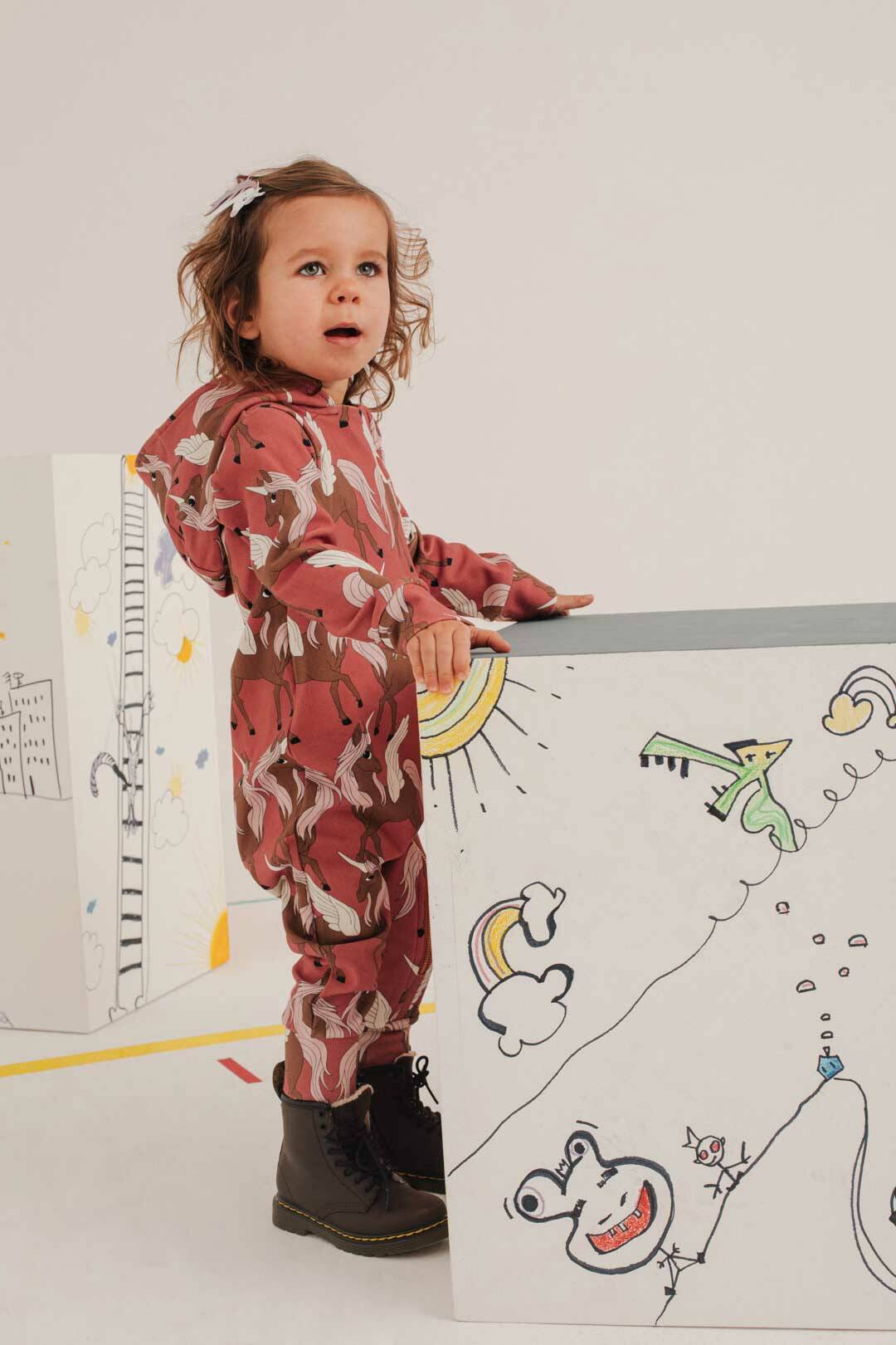 Dear Sophie Overall PEGASUS DARK RED