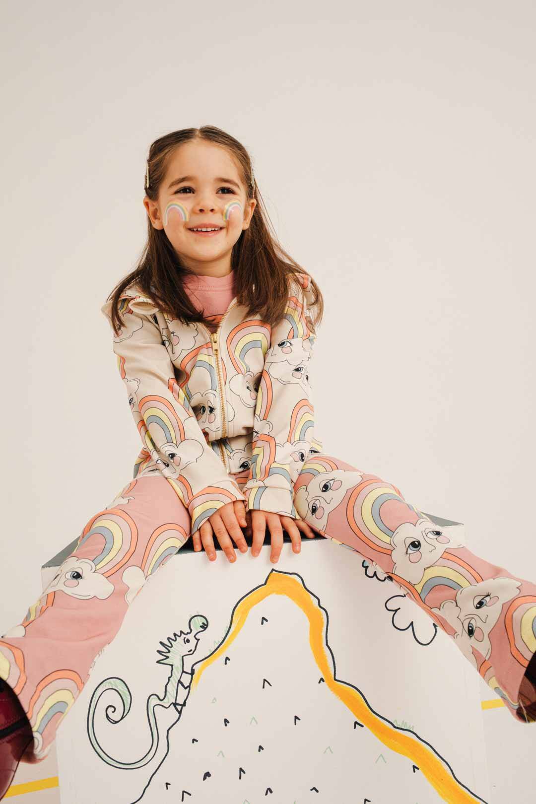 Dear Sophie Hose Flares RAINBOW PINK