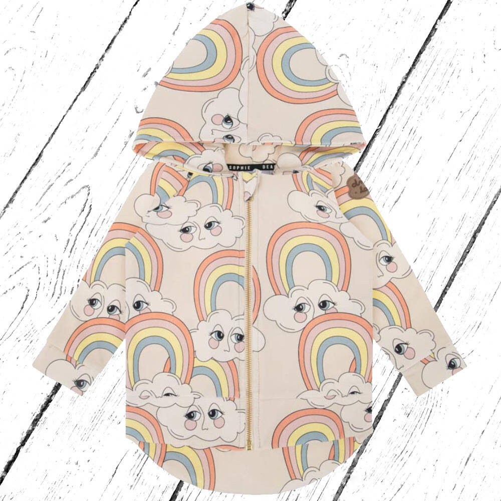 Dear Sophie Sweatjacke Hoodie RAINBOW LIGHT