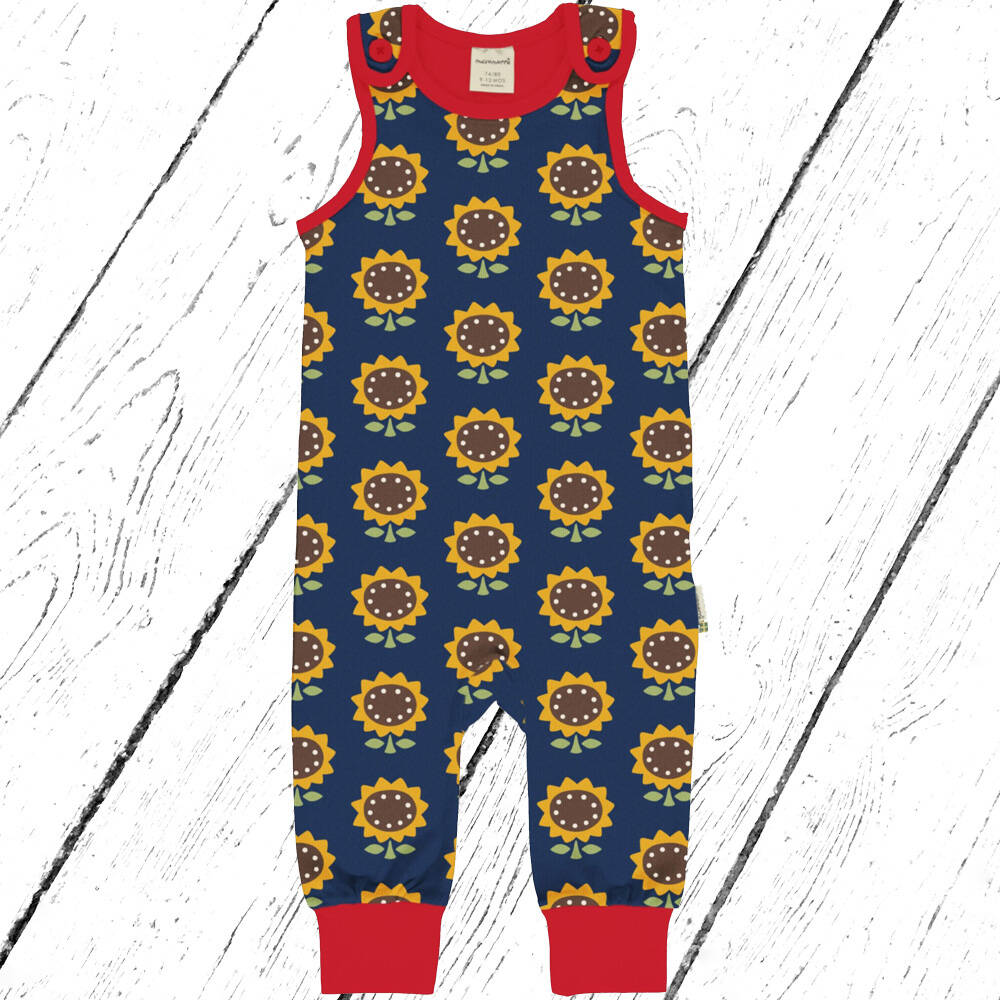 Maxomorra Trägeranzug Playsuit SUNFLOWER